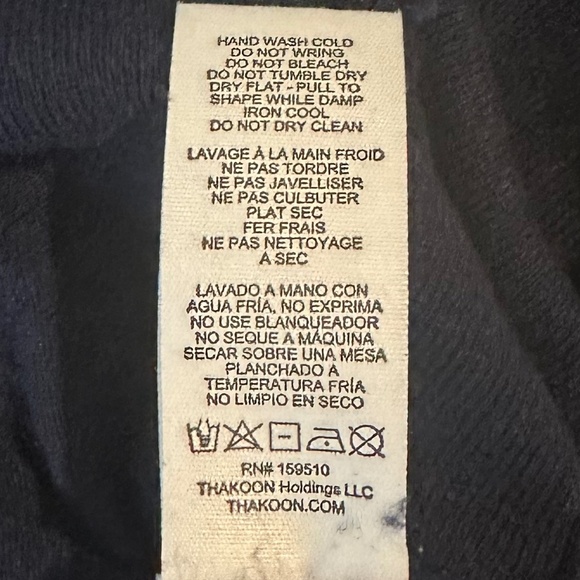 Thakoon Navy Sweater Dress with "Sleeve Tie" Detail at Waist - Size XL - Picture 14 of 14